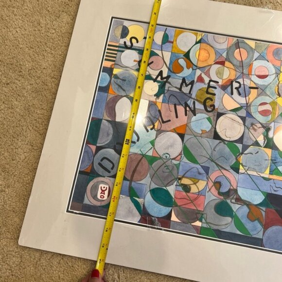 Andie C Wicherts Original watercolour artwork Unframed with matting abstract Art - Picture 7 of 13